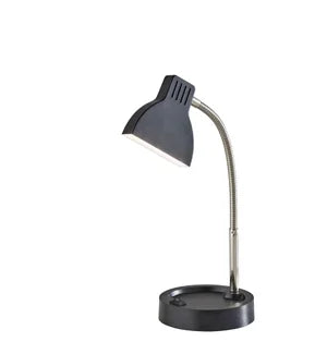 Adesso Simplee Adesso Slender LED Desk Lamp Black/Brushed Steel (SL3973-01)