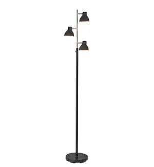Adesso Simplee Adesso Slender LED Tree Lamp Black/Brushed Steel (SL3975-01)