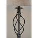 Adesso Simplee Adesso Darcy Table Lamp Black With Grey Tall Shade (SL3978-02)