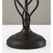Adesso Simplee Adesso Darcy Table Lamp Black With Grey Tall Shade (SL3978-02)