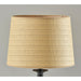 Adesso Simplee Adesso Darcy Table Lamp Black With Natural Shade (SL3978-12)