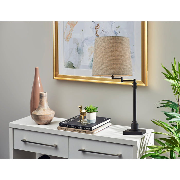 Adesso Simplee Adesso Dante Table Lamp Beige Shade (SL3979-26)