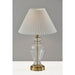 Adesso Simplee Adesso Sonata Table Lamp Pleated Shade Glass/Antique Brass (SL3985-02)