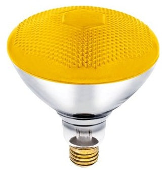 SLI 100W BR38 Incandescent 130V Medium (E26) Base Yellow Flood Bulb (100BR38Y)