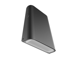 RAB LED Slim Wall Pack Wattage Selectable 34W/25W/13W 4000K 120V Bronze (SLIM15N)