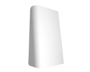 RAB LED Slim Wall Pack Wattage Selectable 34W/25W/13W 5000K 120V White (SLIM15W)