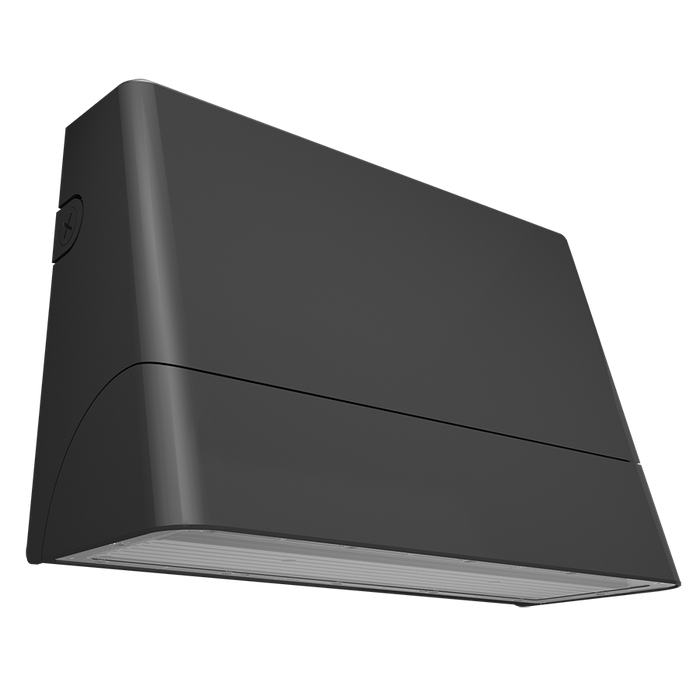 RAB LED Slim Wall Pack Large Wattage/CCT Selectable 150W/125W/100W/75W 3000K/4000K/5000K Adjustable Optic 0/15/30/45 Degree Bronze (SLIM22-L-150)