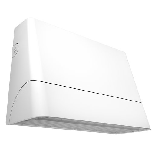 RAB LED Slim Wall Pack Large Wattage/CCT Selectable 150W/125W/100W/75W 3000K/4000K/5000K 480V Adjustable Optic 0/15/30/45 Degree White (SLIM22-L-150W/480)