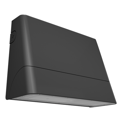 RAB LED Slim Wall Pack Medium Wattage/CCT Selectable 100W/85W/70W/50W 3000K/4000K/5000K 480V Adjustable Optic 0/15/30/45 Degree Bronze (SLIM22-M-100/480)