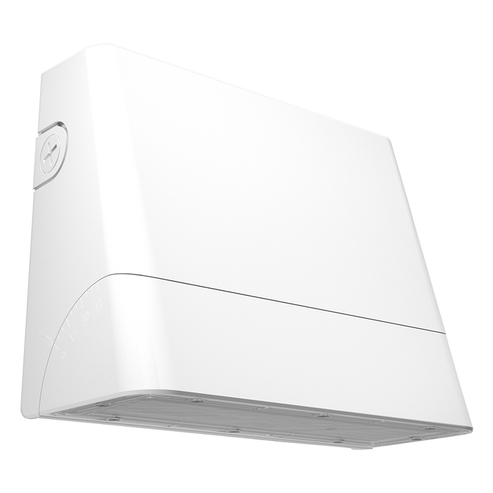 RAB LED Slim Wall Pack Small Wattage/CCT Selectable 60W/50W/40W/30W 3000K/4000K/5000K Adjustable Optic 0/15/30/45 Degree White (SLIM22-S-60W)