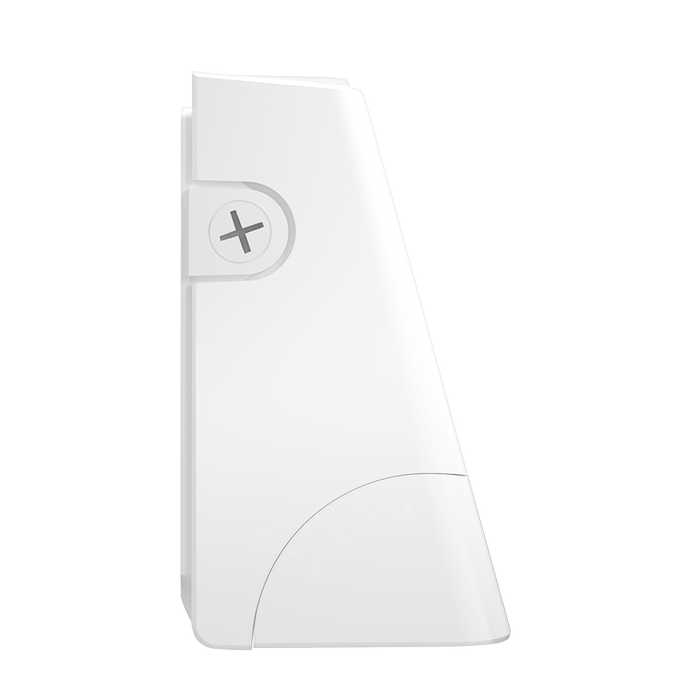 RAB LED Slim Wall Pack Small Wattage/CCT Selectable 30W/25W/20W/15W 3000K/4000K/5000K Adjustable Optic 0/15/30/45 Degree White (SLIM22-S-30W)