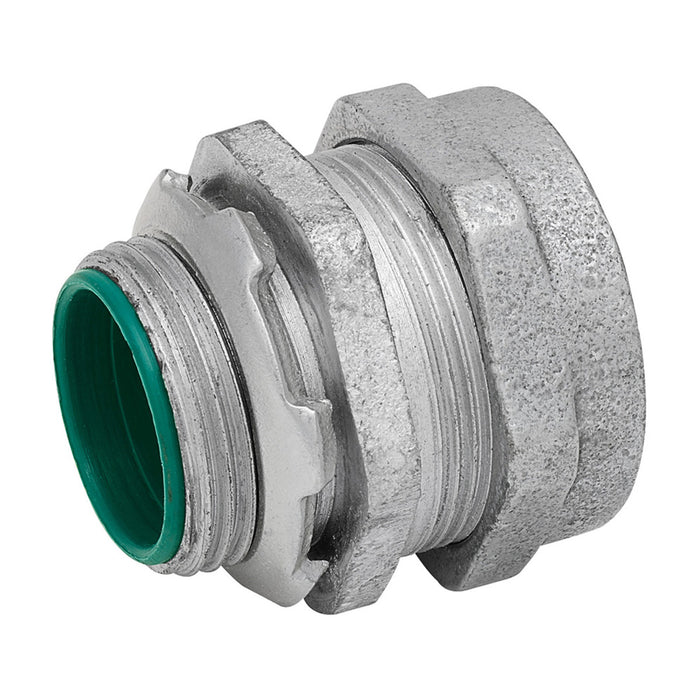 Southwire Madison 1-1/4 Inch Malleable Insulated Rigid/IMC Compression Connector (MNT-2753-B)