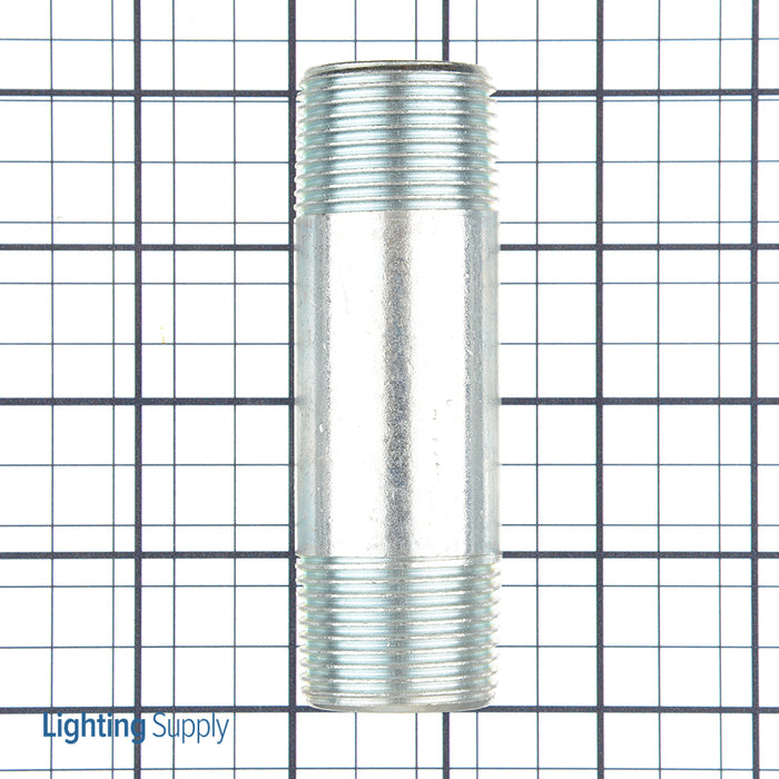 Southwire Garvin 4 Inch Long 1 Inch Galvanized Rigid Conduit Pipe Nipple (RN100400)