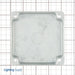 Southwire Garvin 4 Inch Square (1/2 Inch Raised) Industrial Surface Cover With 1/2 Inch Centered Knockout (G1930)
