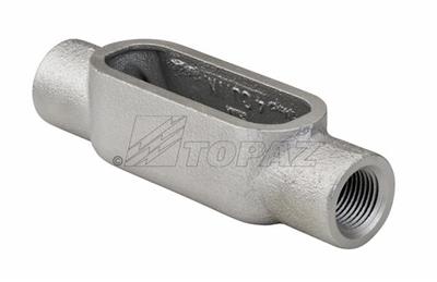 Southwire TOPAZ 1-1/2 Inch C Type Form 7 Gray Iron Conduit Body (C5G7)