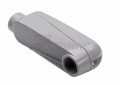 Southwire TOPAZ 1-1/2 Inch Mogul Conduit Body With Cover And Gasket LB Type Aluminum (MLBCG5)