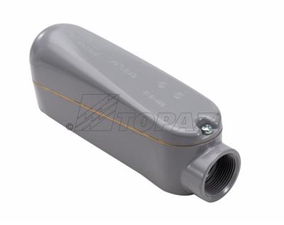 Southwire TOPAZ 1-1/2 Inch Mogul Conduit Body With Cover And Gasket LB Type Aluminum (MLBCG5)