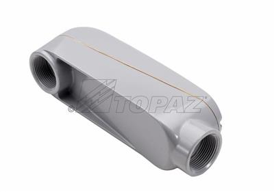 Southwire TOPAZ 1-1/2 Inch Mogul Conduit Body With Cover And Gasket LB Type Aluminum (MLBCG5)