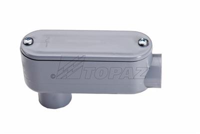 Southwire TOPAZ 1-1/2 Inch PVC LB Type Conduit Body (1145)