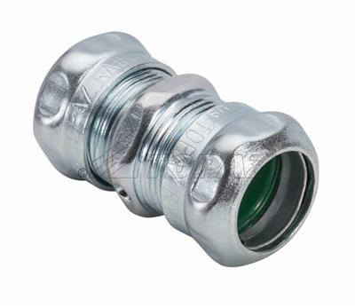 Southwire TOPAZ 1-1/2 Inch Raintight Steel Compression Coupling (665SRT)