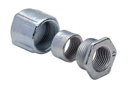 Southwire TOPAZ 1-1/2 Inch Rigid 3-Piece Coupling Malleable Iron Hot Dip Galvanized (855HDG)