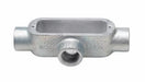 Southwire TOPAZ 1-1/2 Inch Rigid Conduit Body Threaded T Type - Malleable Iron (T5M)