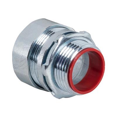 Southwire TOPAZ 1-1/2 Inch Rigid Connector Compression Steel Insulated (265I)