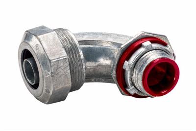 Southwire TOPAZ 1-1/4 Inch 90-Degree Liquidtight Connector Insulated (494I)