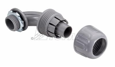 Southwire TOPAZ 1-1/4 Inch Liquidtight 90-Degree Connector Plastic (P494)