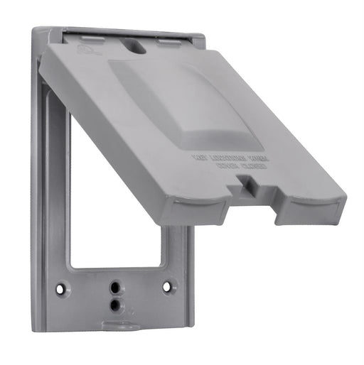 Southwire TOPAZ 1-Gang Vertical/Horizontal 10-In-1 Cover Grey (WC1V12)