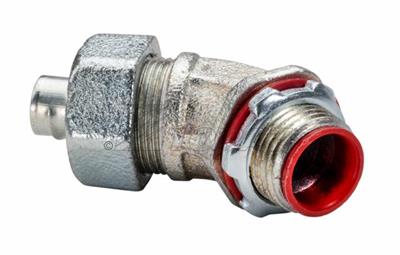 Southwire TOPAZ 1 Inch 45-Degree Liquidtight Malleable Connector (233S)