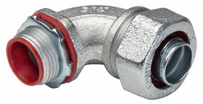 Southwire TOPAZ 1 Inch 90-Degree Liquidtight Malleable Connector (493S)