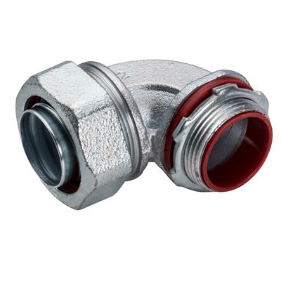 Southwire TOPAZ 1 Inch 90-Degree Liquidtight Malleable Hot Dip Galvanized Connector (493HDG)