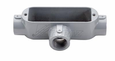 Southwire TOPAZ 1 Inch Rigid Conduit Body Threaded T Type (T3)