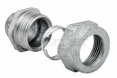 Southwire TOPAZ 1 Inch Rigid Connector Compression Malleable (263M)