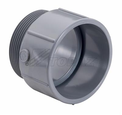 Southwire TOPAZ 2-1/2 Inch PVC Male Adapter (1037)