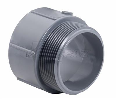 Southwire TOPAZ 3-1/2 Inch PVC Male Adapter (1039)