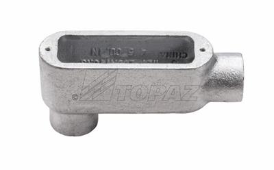 Southwire TOPAZ 3 Inch Rigid Conduit Body Threaded LB Type - Malleable Iron (LB8M)