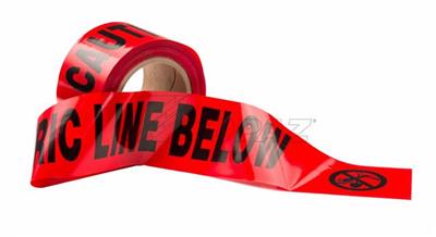 Southwire TOPAZ 3 Inch X 1000 4 Mil Red Caution Tape (1594)