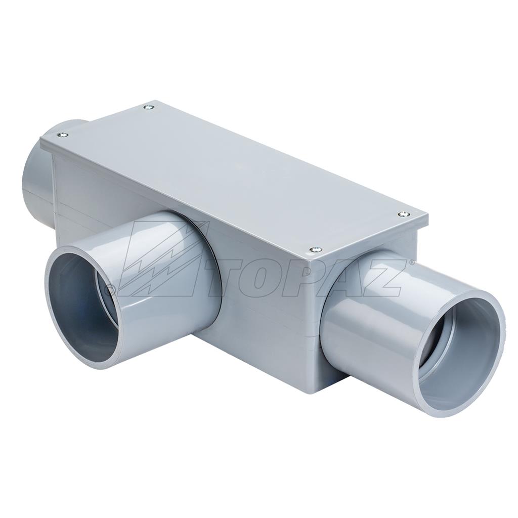 Southwire 1180 TOPAZ 4 Inch PVC T Type Conduit Body — Lighting Supply