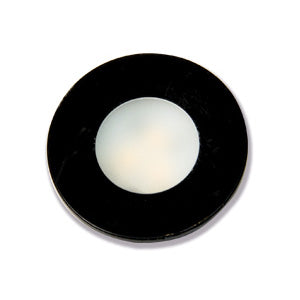 GM Lighting Recess Mount LED Slim Puck Mini 12VDC 1.2W 90Lm 3000K 80 CRI Black (SPM-1-30-B)