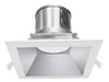 Westgate Manufacturing 4 Inch LED Commercial Recessed Light 40W CCT Selectable 2700K/3000K/3500K/4000K/5000K 120-277V 0-10V White (CRLC4-40W-MCTP-SA-D-WH)