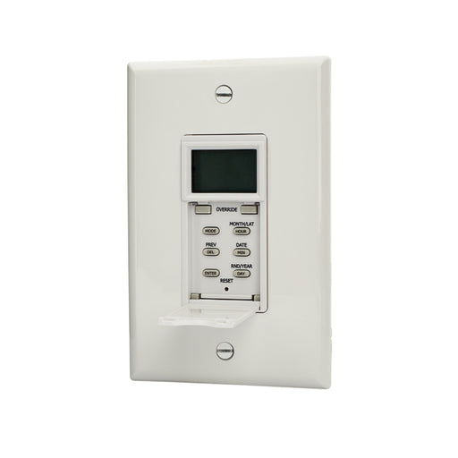 Tork Astro Wall Mount Switch Timer No Neutral 3-Way 15A 120/277V Rated For LED Light Almond (SS703ZA)