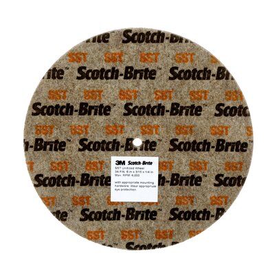 3M - 05484 Scotch-Brite SST Unitized Wheel 3 Inch X 1/4 Inch X 1/4 Inch 5S Fin (7010329053)