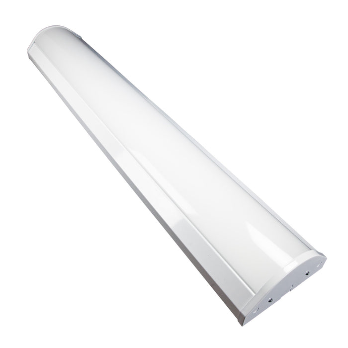 TCP 4 Foot LED Stair Lighting Wattage/CCT Selectable 55W/45W/35W 3500K/4000K/5000K 120-277V Integrated Sensor White (STR4UZDSW5CCTIS)