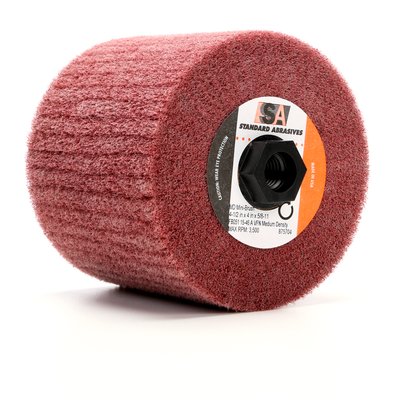 3M - 53871 Standard Abrasives Md Mini-Brush 875703 4-1/2 Inch X 4 Inch X 5/8-11 Fb039 20-71 A Medium Density (7010331421)