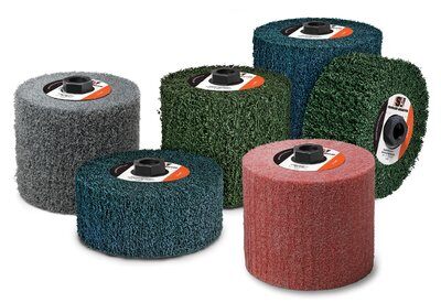 3M - 53873 Standard Abrasives Md Mini-Brush 875705 4-1/2 Inch X 4 Inch X 5/8-11 Fbo54 16-16 S Medium Density (7010369377)