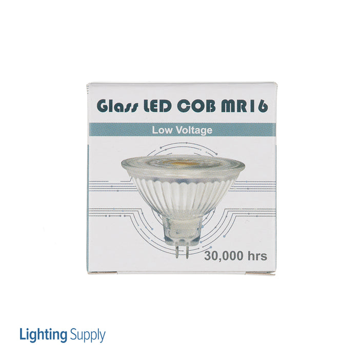 Standard LED MR16 5W 24V 420Lm 300K Bi-Pin GX5.3 Base (LED-5MR16-24-3K)