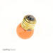 Standard 7.5W CER Orange 130V S11 Medium E26 Base Clear Sign Bulb (7.5S11/CL130/ATH)