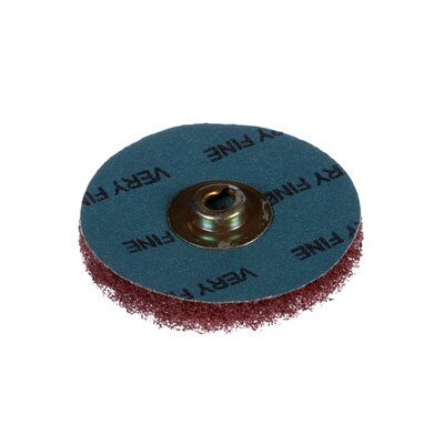 3M - 33101 Standard Abrasives Quick Change Buff And Blend Hs Disc 840322 A/O Very Fine TSM 2 Inch (7010330622)